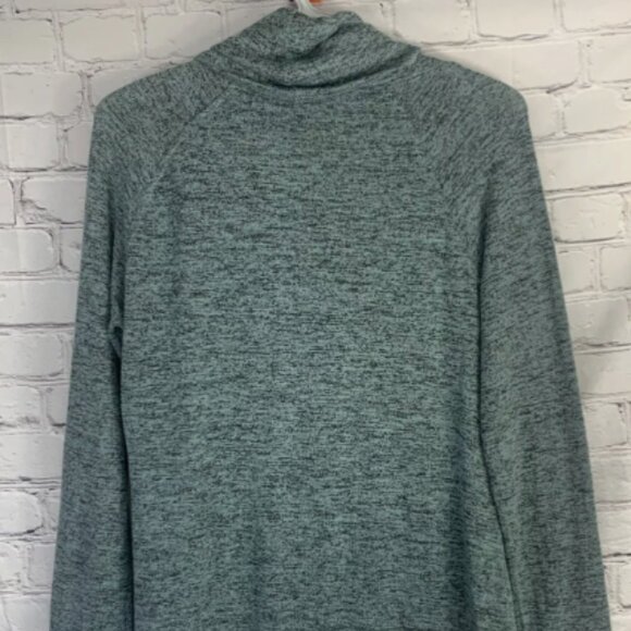 Hello Mello Womens Cowl Neck Carefree Top Size Large Pullover w/front pocket - Picture 3 of 5